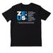 Mental health collection, a Black Nike Dri-FIT Jersey Blend Performance Tee (back-view)