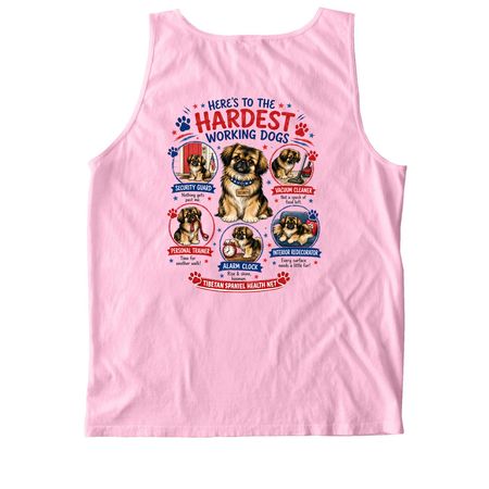 Tibbies Celebrate Labor Day, a Blossom Comfort Colors Tank Top