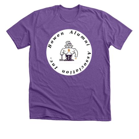 Bowen High School Alumni Association Inc., a Heather Team Purple Premium Unisex Tee