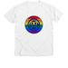MAC Pride shirts, a Solid White Blend Premium V-Neck Tee