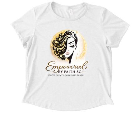 Rooted in Faith.&nbsp;, a Fairly White Allmade Eco Triblend Women?s Scoop Neck Tee