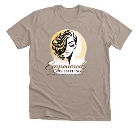 Rooted in Faith.&nbsp;, a Heather Stone Premium Unisex Tee