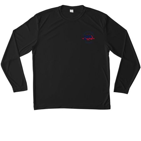 America's 250th Anniversary Performance, a Black Unisex Performance Long Sleeve Tee