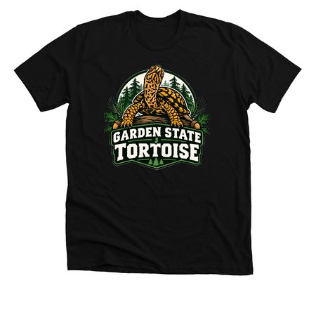 Garden State Tortoise Official Logo, a Solid Black Blend Premium Unisex Tee