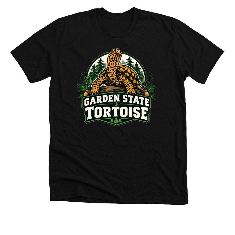 Garden State Tortoise Official Logo, a Solid Black Blend Premium Unisex Tee