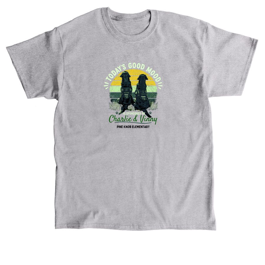 ? Paws Up for Charlie & Vinny, a Sport Grey Classic Unisex Tee