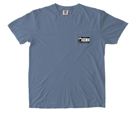 Good Things Happen Under the Covers Shirts, a Blue Jean Comfort Colors Pocket Tee