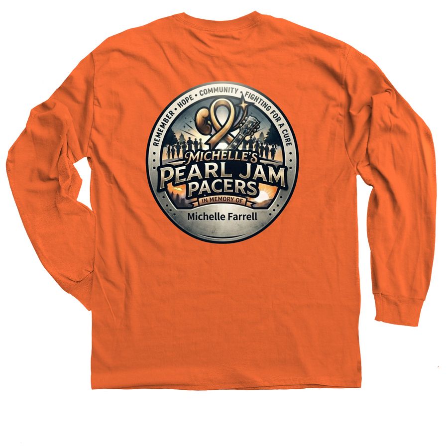 2026 DC "Kidney Walk", a Orange Classic Long Sleeve Tee
