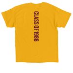 HEHS HIGHLANDER - CLASS OF 1986 REUNION, a Gold Classic Unisex Tee (back-view)