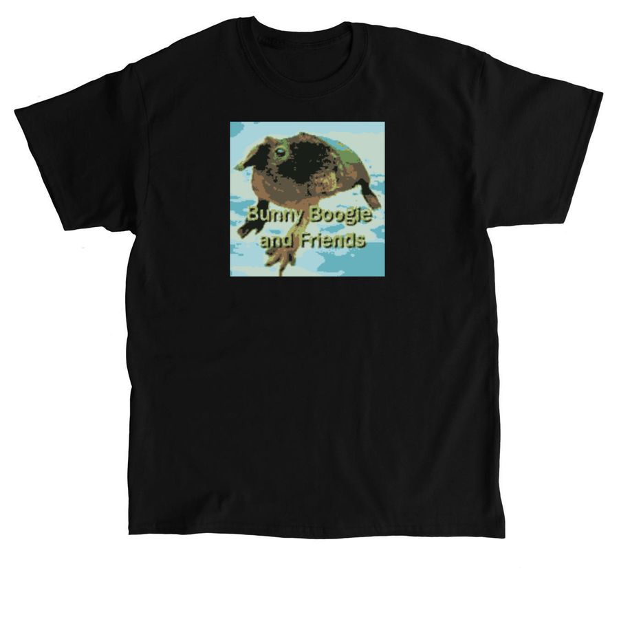 Bunny Boogie and Friends&nbsp;, a Black Classic Unisex Tee