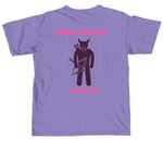 Soul Sharp, a Violet Comfort Colors Unisex Tee (back-view)