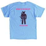 Soul Sharp, a Carolina Blue Classic Unisex Tee (back-view)