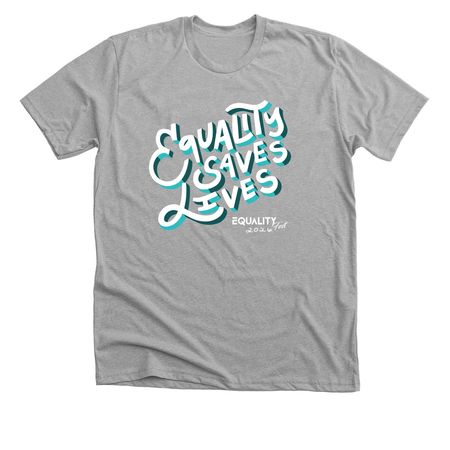 2026 Equality Fest Merch, a Athletic Heather Premium Unisex Tee