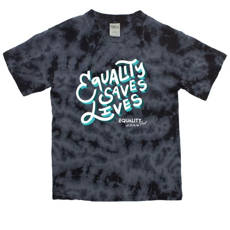 2026 Equality Fest Merch, a Black Youth Crystal Tie Dye Tee