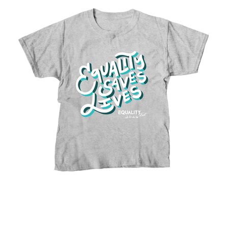 2026 Equality Fest Merch, a Sport Grey Youth Unisex Tee