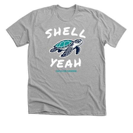 Shell Yeah!, a Athletic Heather Premium Unisex Tee