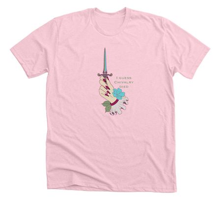 Chivalry&nbsp;, a Heather Pink Premium Unisex Tee