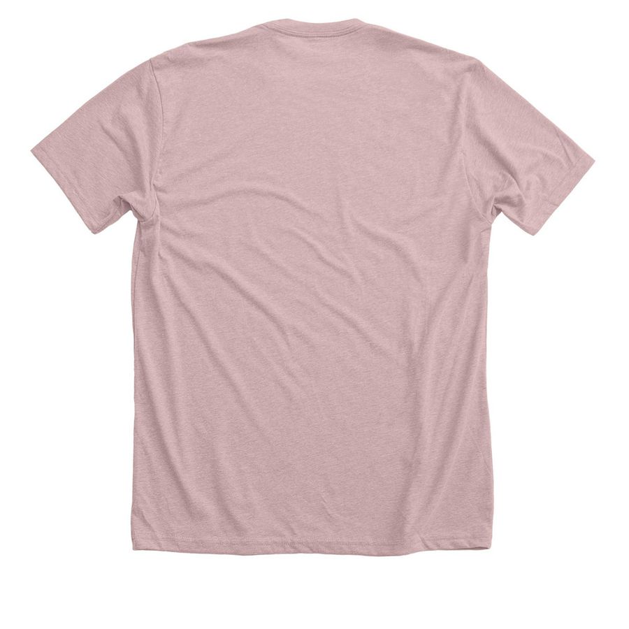 Cake Swag&nbsp;, a Heather Pink Gravel Premium Unisex Tee (back-view)
