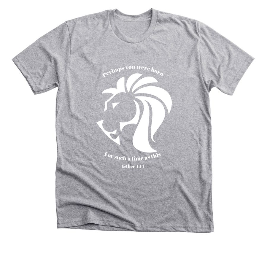 Kingdom Minded, a Athletic Heather Premium Unisex Tee