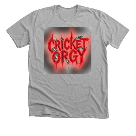 Cricket Orgy, a Athletic Heather Premium Unisex Tee