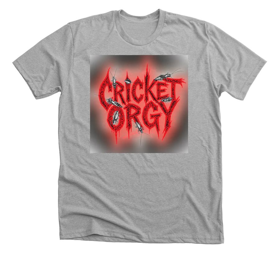 Cricket Orgy, a Athletic Heather Premium Unisex Tee