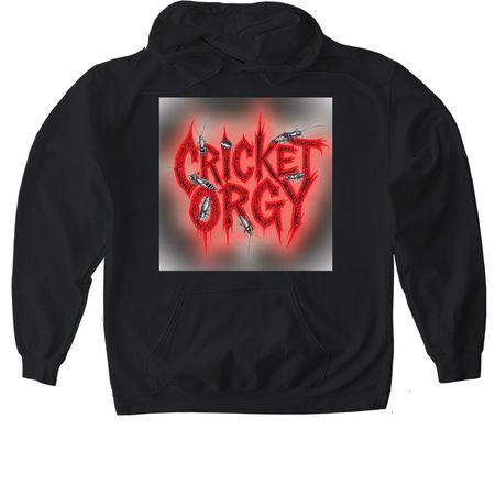 Cricket Orgy, a Black Gildan Softstyle Pullover Hoodie