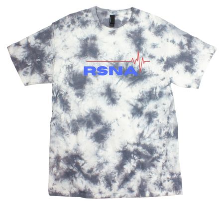 RSNA Heartbeat, a Grey Crystal Tie Dye Tee