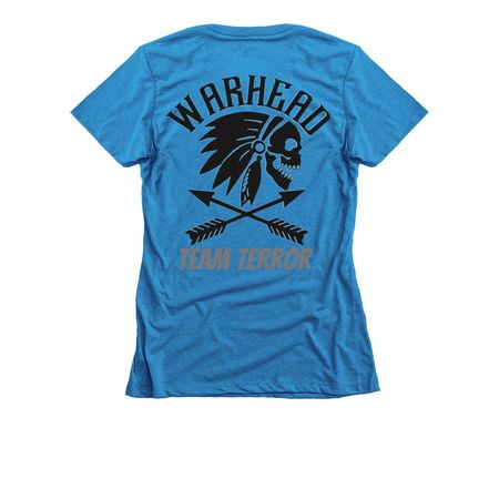 Warhead Team Terror logo shirts.&nbsp;, a Turquoise Women's Slim Fit Tee