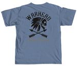 Warhead Team Terror logo shirts.&nbsp;, a Blue Jean Comfort Colors Unisex Tee (back-view)