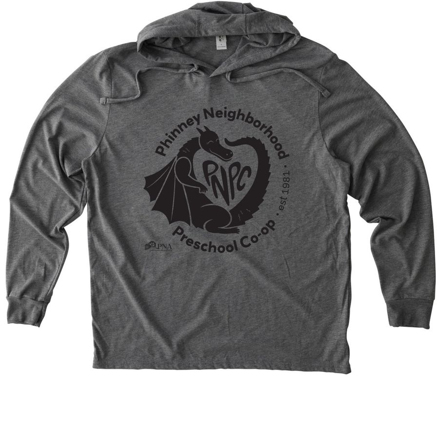 PNPC Adult & Kids Tops&nbsp;, a Aluminum Grey Allmade Eco Triblend Hoodie Tee
