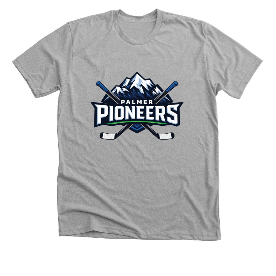 Palmer Pioneers&nbsp;, a Athletic Heather Premium Unisex Tee