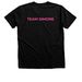 Team Simone T-shirts, a Black Heather Premium Unisex Tee (back-view)