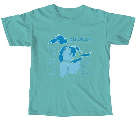 GLACLP, a Seafoam Comfort Colors Unisex Tee