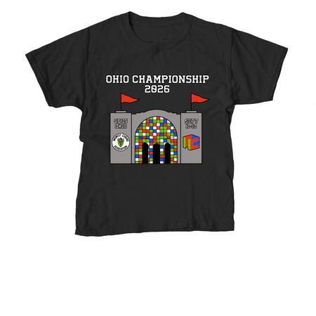Ohio Champs 2026 Merch, a Black Youth Unisex Tee
