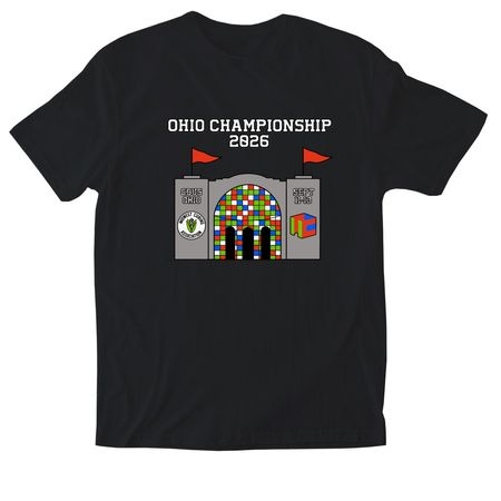 Ohio Champs 2026 Merch, a Black Softstyle Cotton Tee