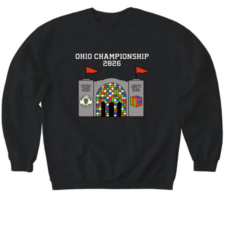 Ohio Champs 2026 Merch, a Black Softstyle Crewneck Sweatshirt