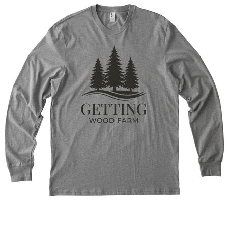 Shirts & Hoodies, a Granite Grey Heather Allmade Organic Cotton Long Sleeve Tee
