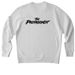 Team Armand "The Protagonist", a White Nike Club Fleece Crewneck Sweatshirt (back-view)