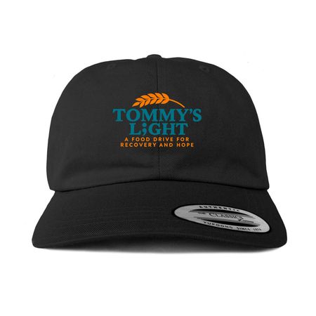 Tommy's Light Hat, a Black Printed Classic Baseball Cap