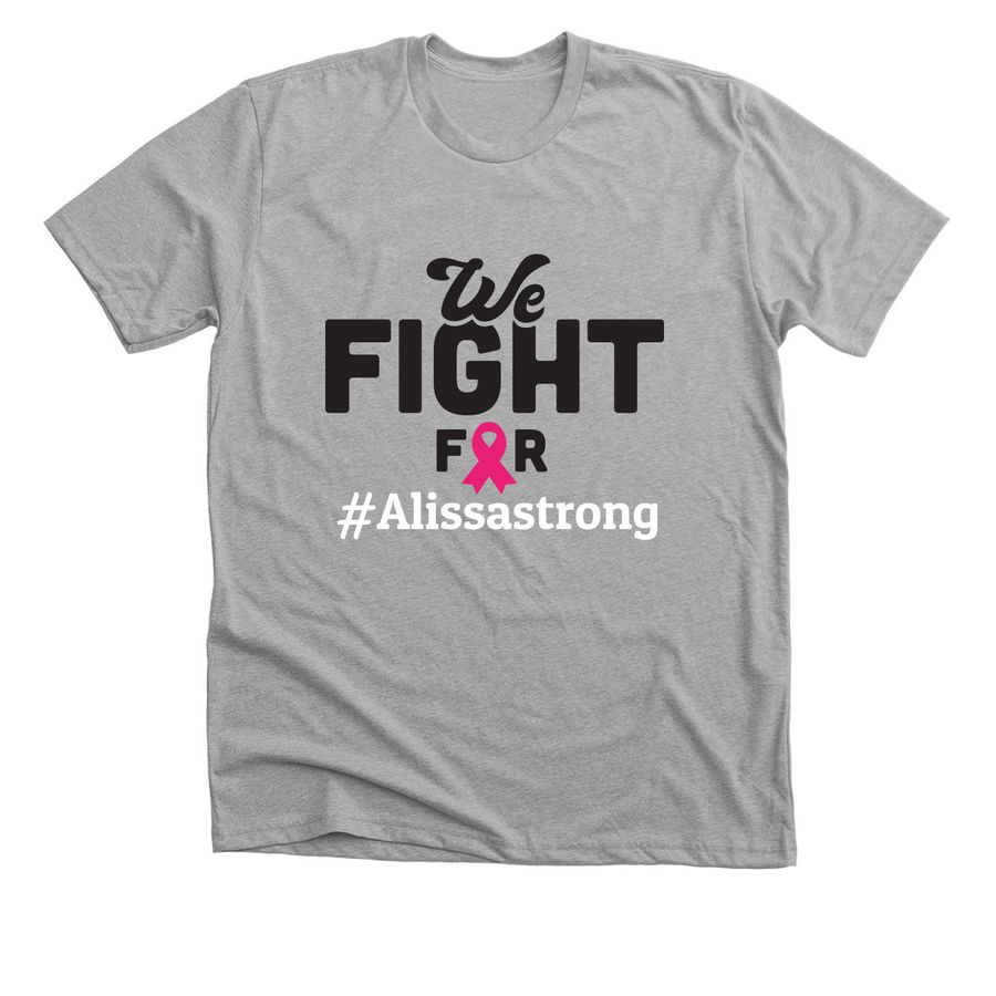 #Alissastrong, a Athletic Heather Premium Unisex Tee