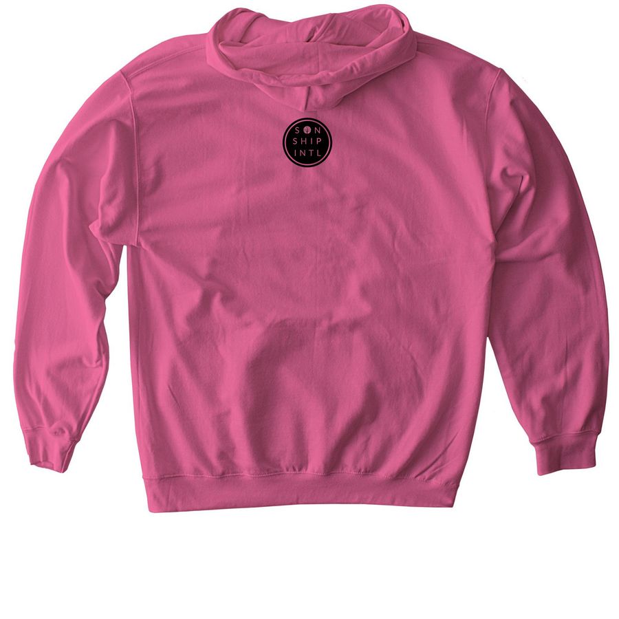 REFUGE, a Pink Lemonade Softstyle Pullover Hoodie (back-view)