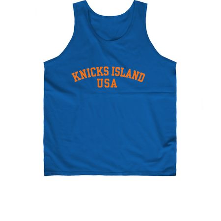 KNICKS ISLAND USA, a Royal Blue Classic Unisex Tank Top