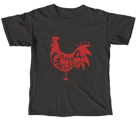 Old School Coop Crew, a Pepper Comfort Colors Unisex Tee