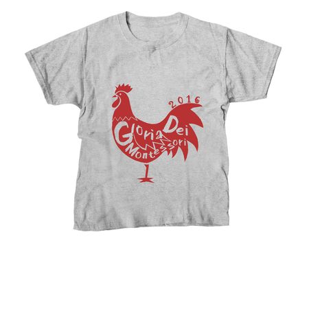 Old School Coop Crew, a Sport Grey Youth Unisex Tee