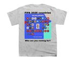 FIFA world cup clothing!, a Sport Grey Youth Unisex Tee (back-view)