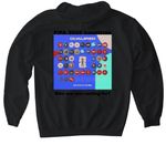 FIFA world cup clothing!, a Black Gildan Softstyle Pullover Hoodie (back-view)