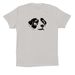 I helped save a senior dog t-shirt, a Solid Athletic Grey Premium Cotton Tee