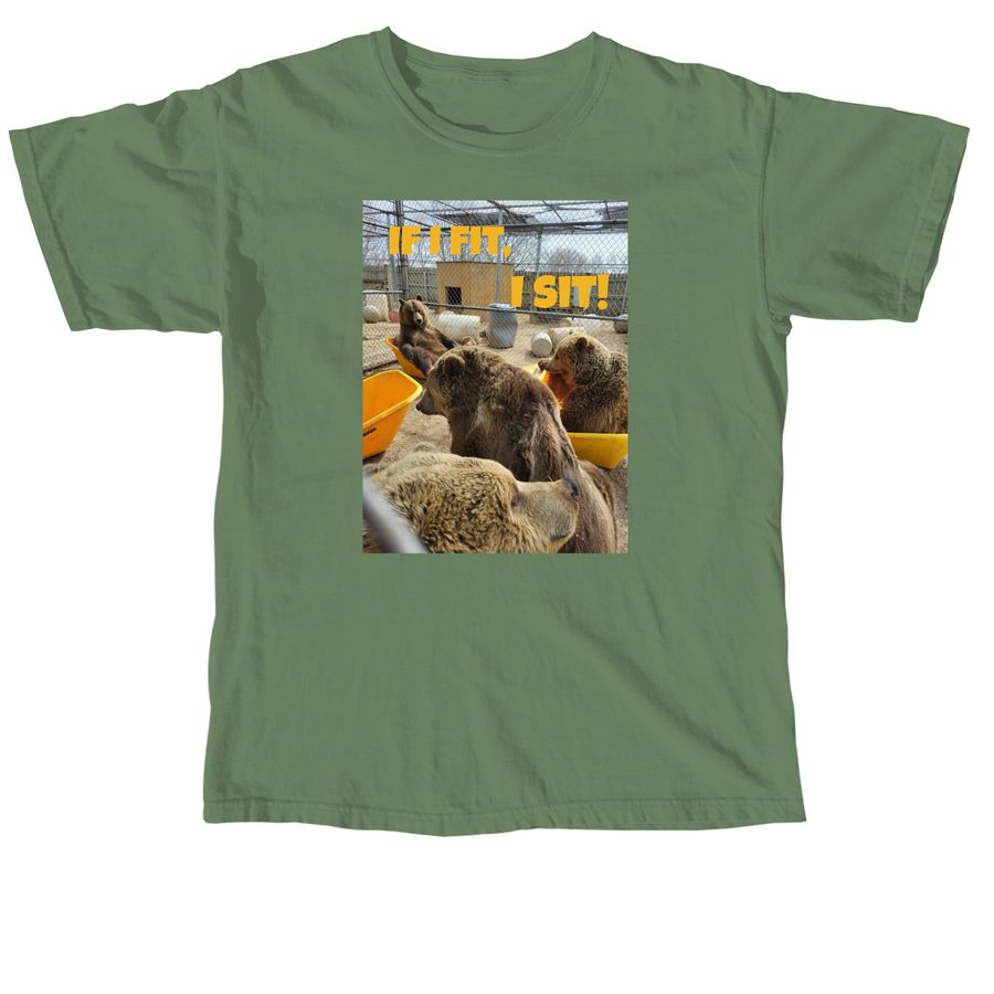 Bears love their dens!, a Hemp Comfort Colors Unisex Tee