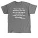 Matt 25:45, a Charcoal Classic Unisex Tee