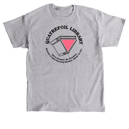 Quatrefoil 90's Logo Shirts, a Sport Grey Classic Unisex Tee